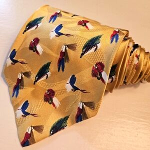 XMI Italian silk tie Fly fishing lure pattern